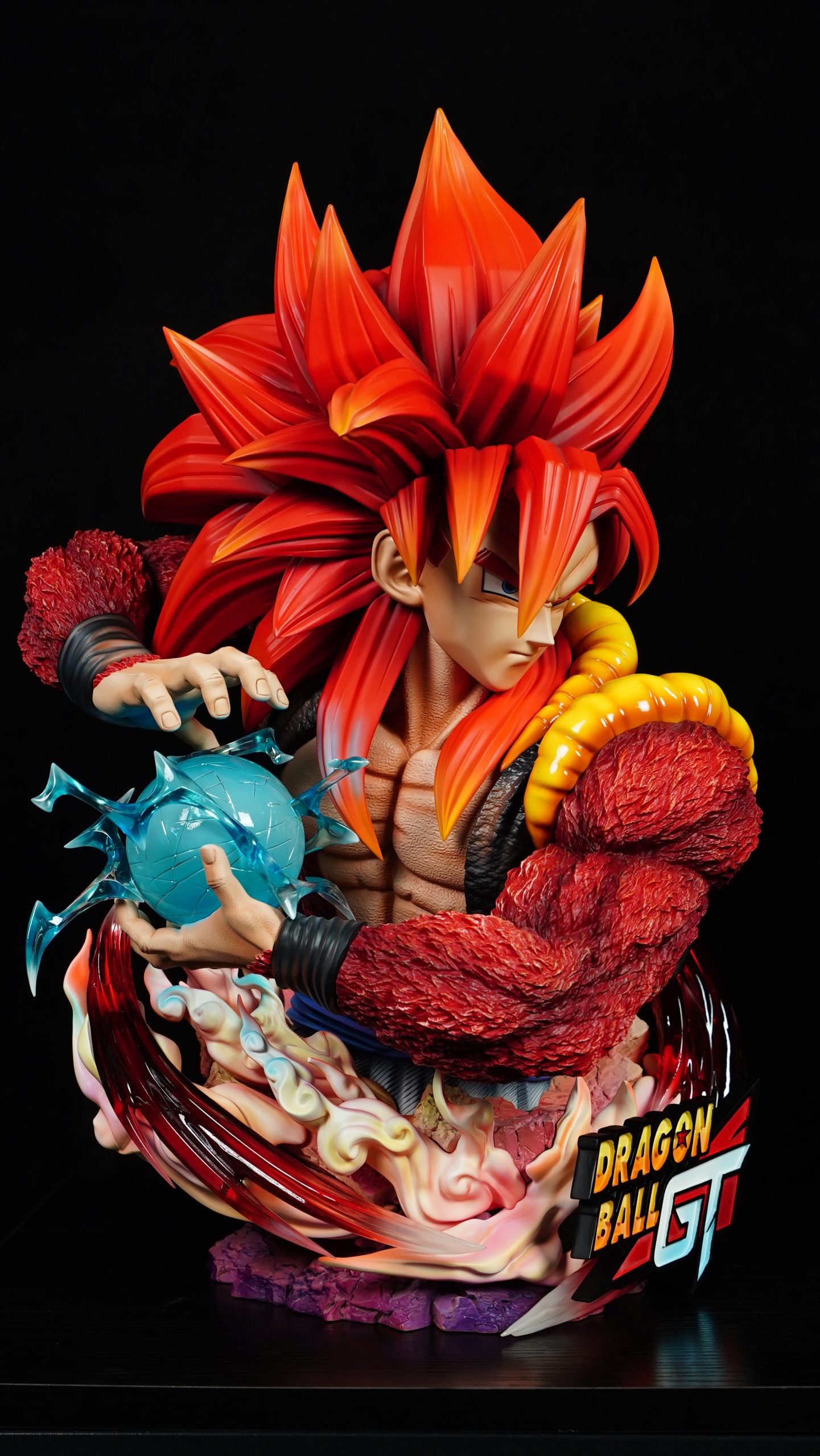 【pre order】Violent Bear Studio Super Saiyan 4 Gogeta Bust Resin Statue - Image 3