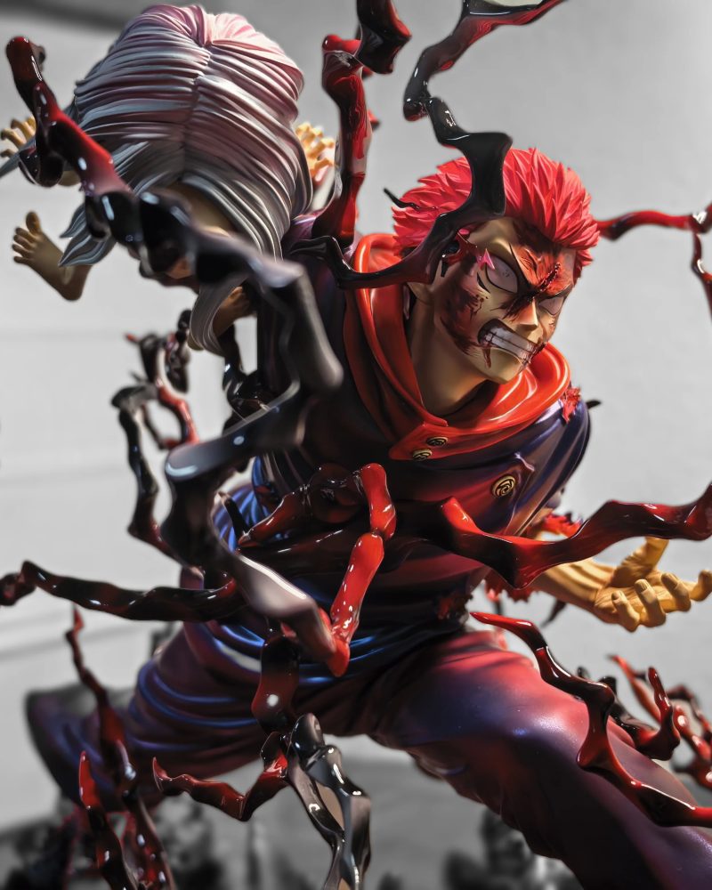 【PRE ORDER】Jujutsu Kaisen Itadori Yuji Sukuna Black Flash Resin Statue 1/6