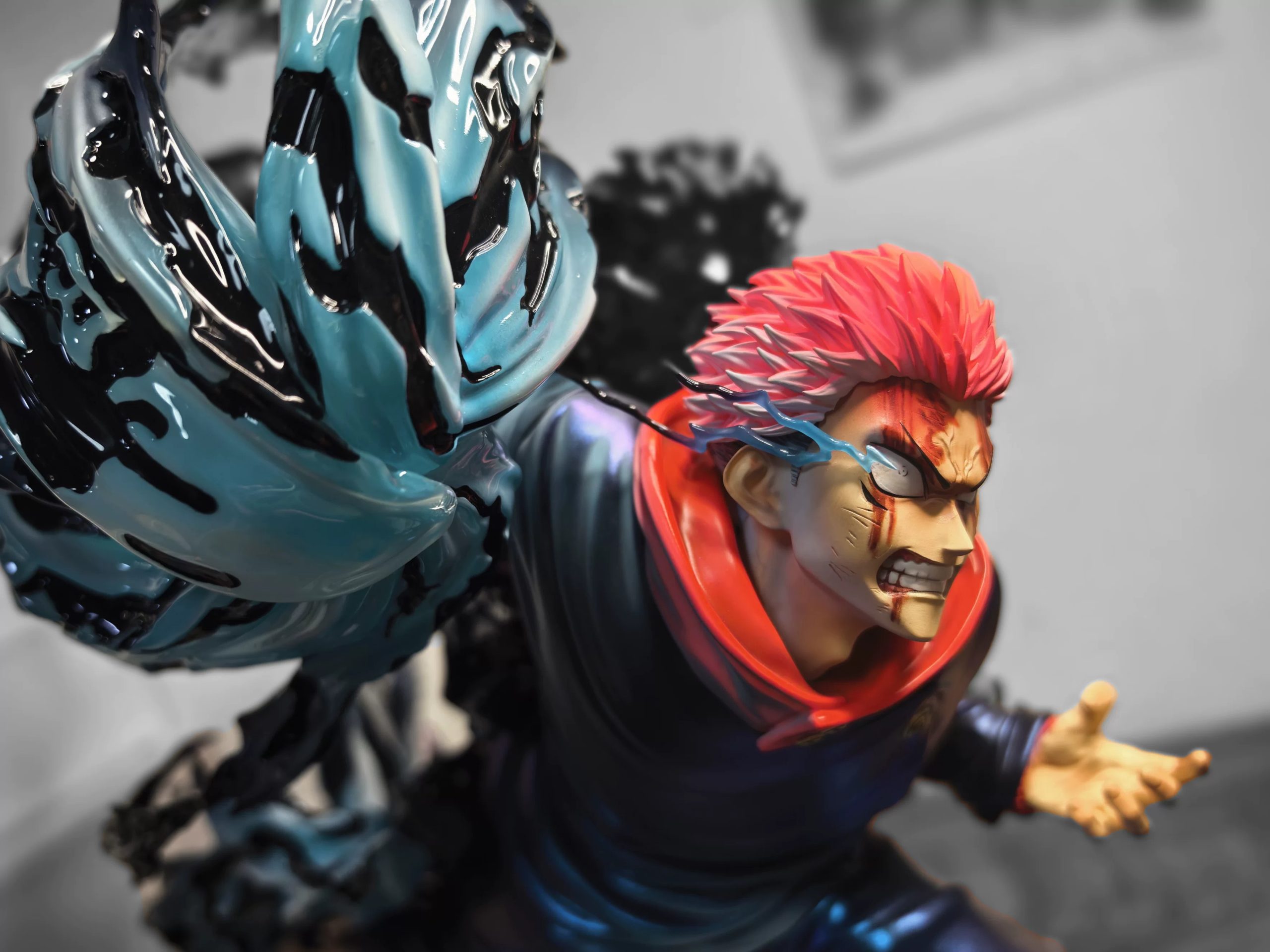 【pre order】Jujutsu Kaisen Yuji Itadori Black Flash Resin Statue 1/6 - Image 3