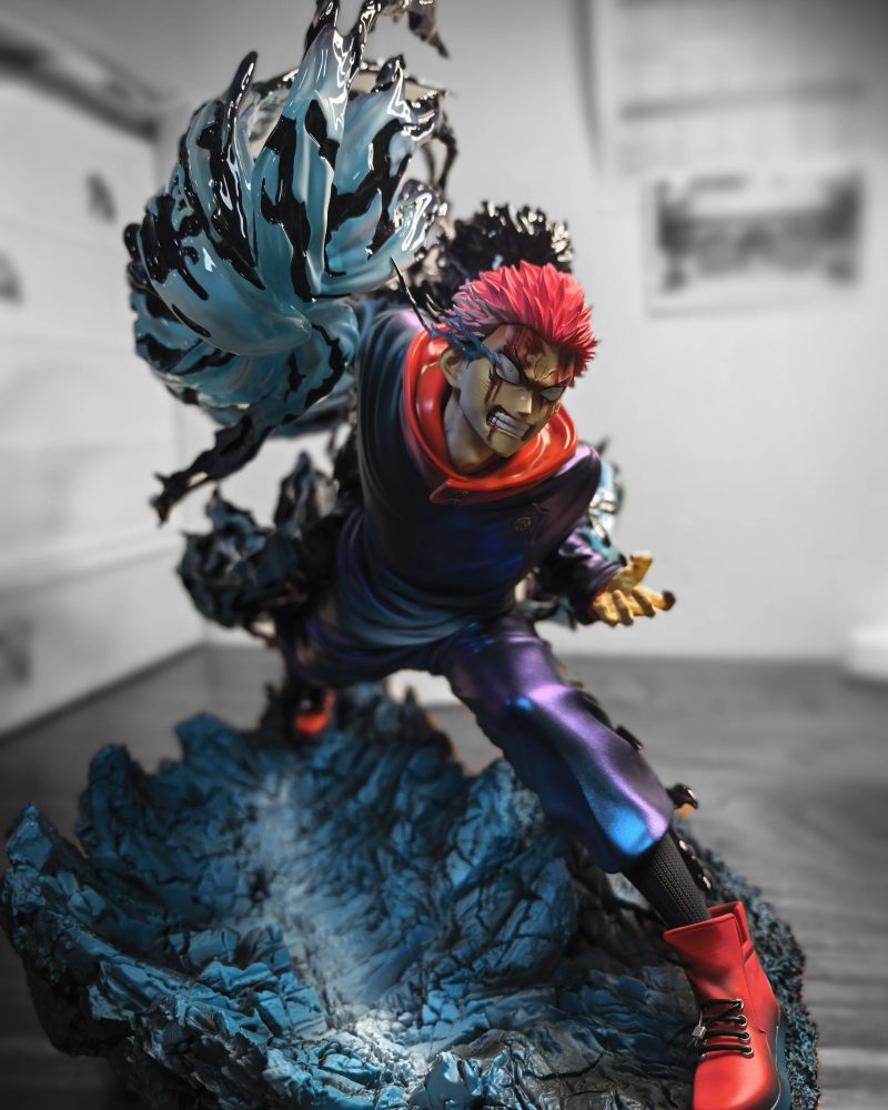【pre order】Jujutsu Kaisen Yuji Itadori Black Flash Resin Statue 1/6