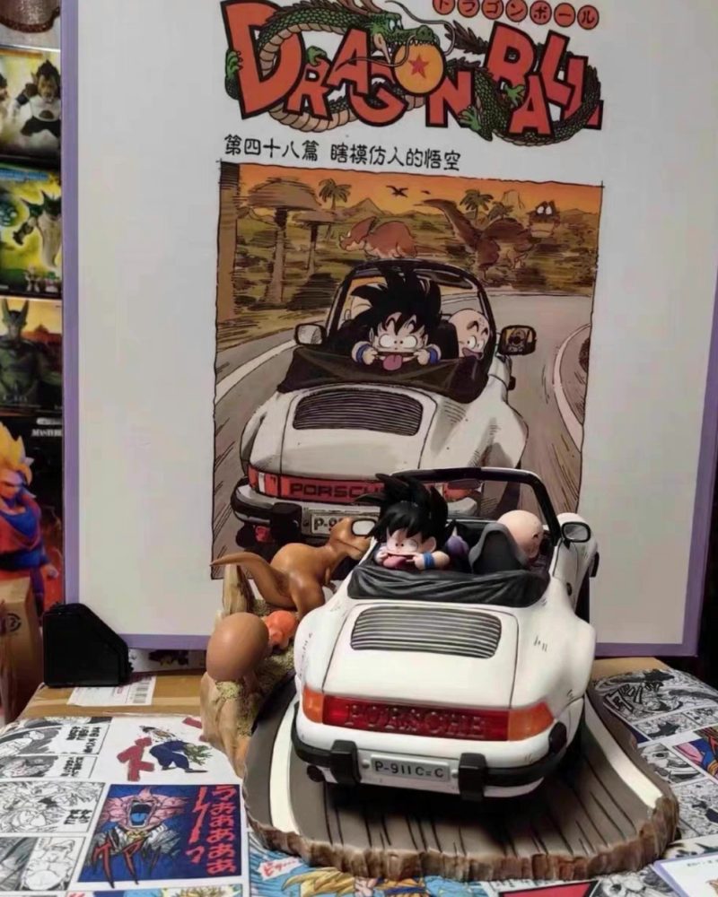 【pre order】Dragon Ball Kame‑sen‑ryu Road Trip Porsche 911 Diorama Statue