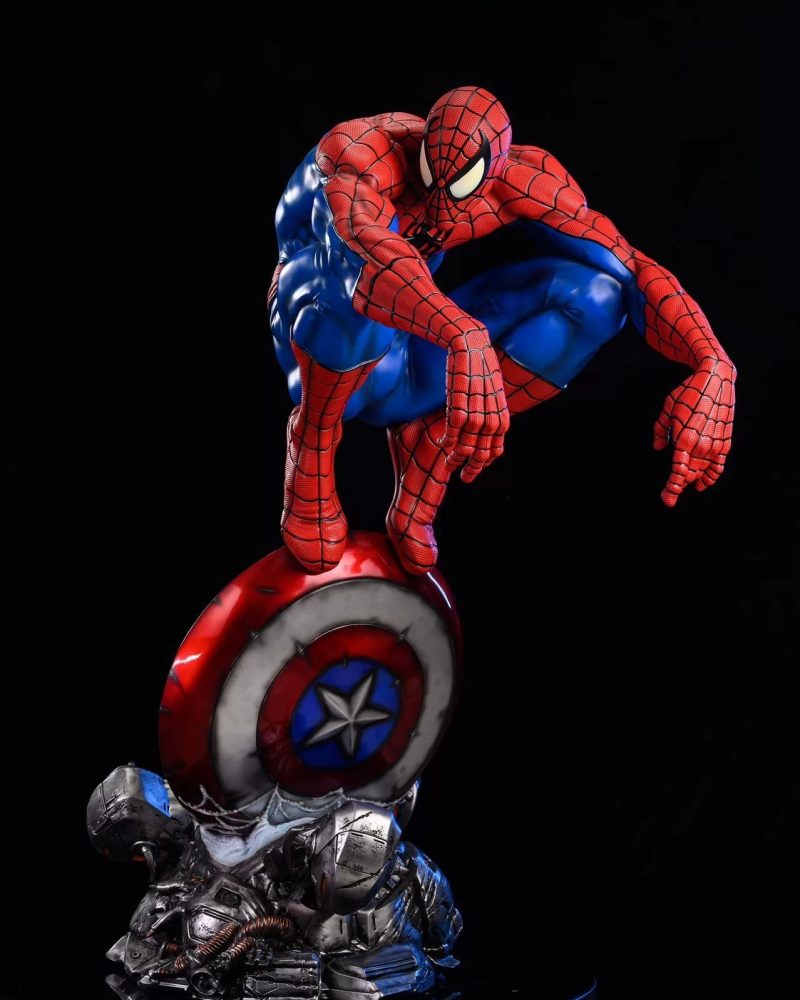 【pre order】Marvel Crouching Spider-Man Statue 1/4 GK resin