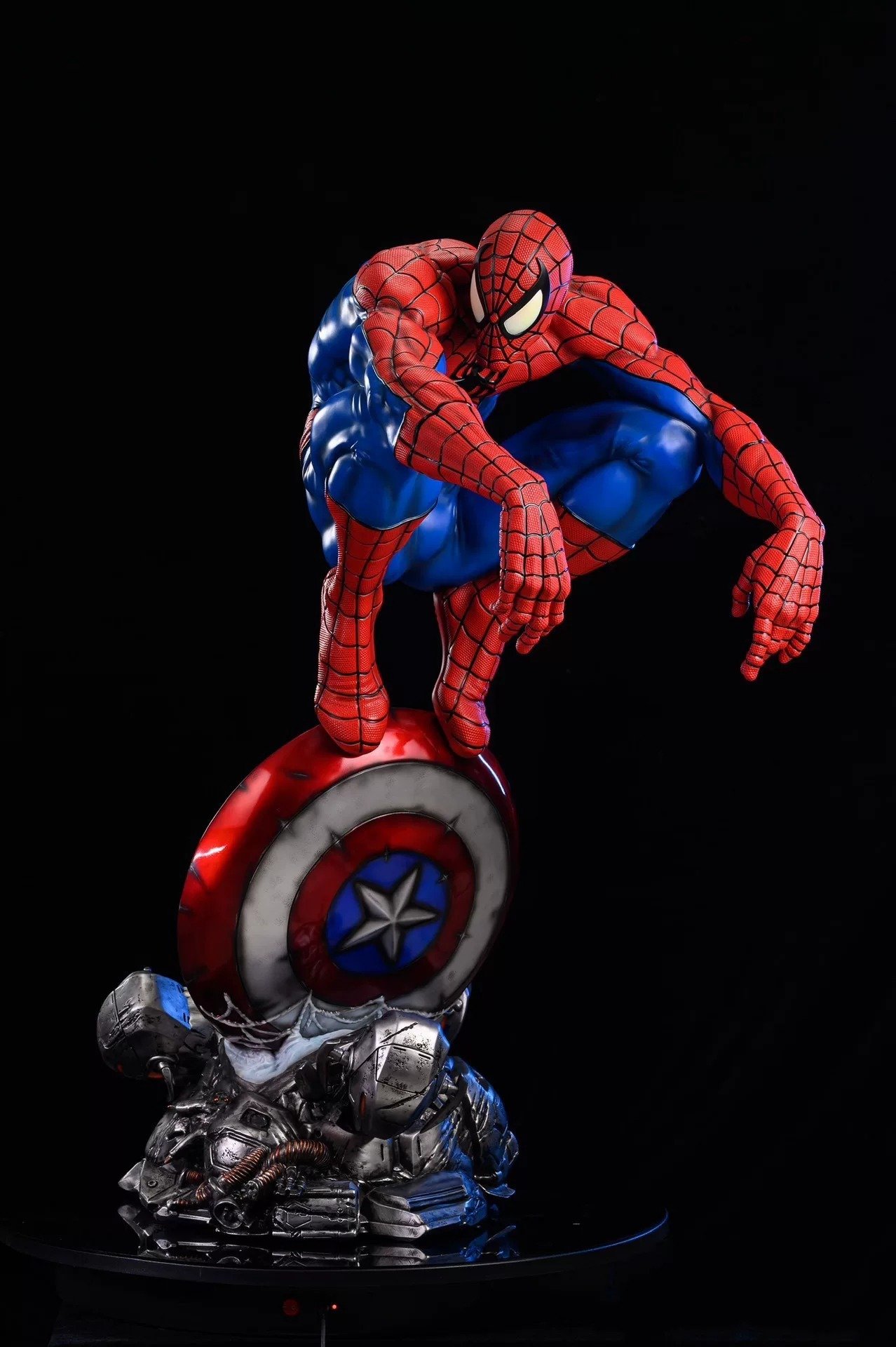 【pre order】Marvel Crouching Spider-Man Statue 1/4 GK resin