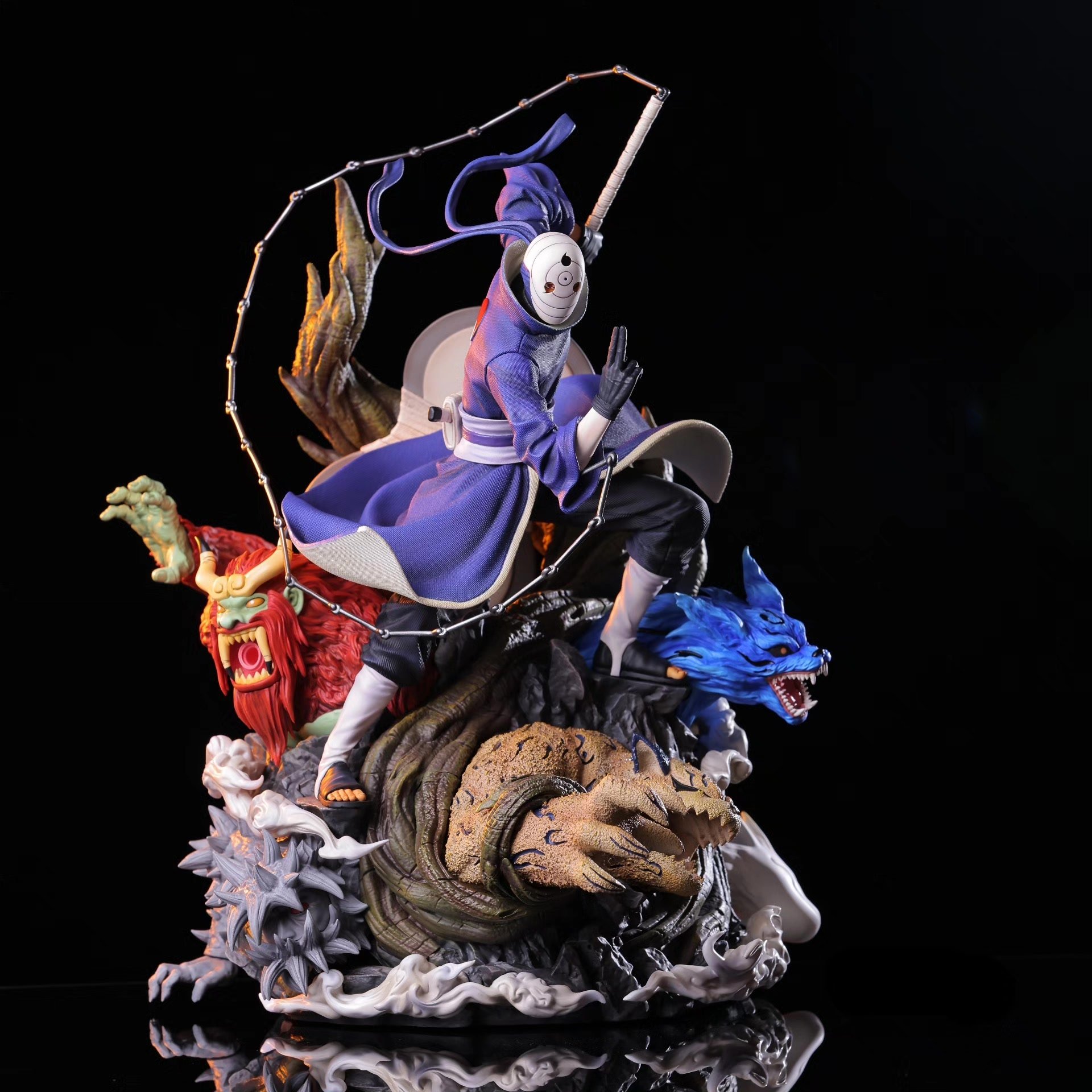 【pre order】Uchiha Obito Tailed Beast Control 1/6 Statue resin - Image 3