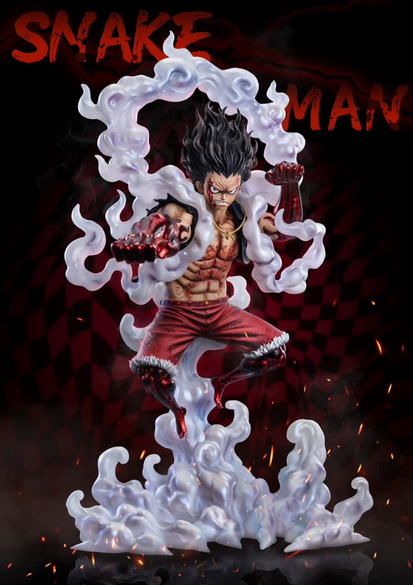 【pre order】One Piece Monkey D. Luffy Gear 4 Snakeman Statue 1/6 GK - 图片 2