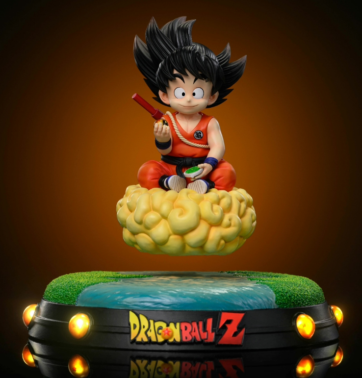 【pre order】Dragon Ball Resin,1/6 Scale Kid Son Goku Maglev with LED