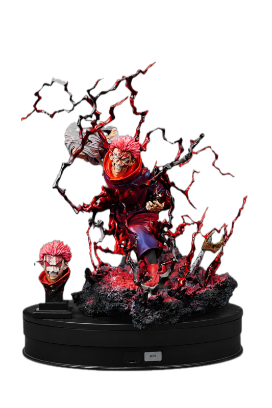【PRE ORDER】Jujutsu Kaisen Itadori Yuji Sukuna Black Flash Resin Statue 1/6