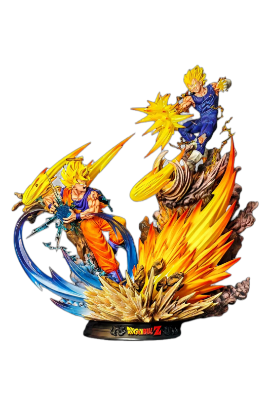 【pre order】Goku vs Majin Vegeta SSJ2 Resin Statue – Dragon Ball