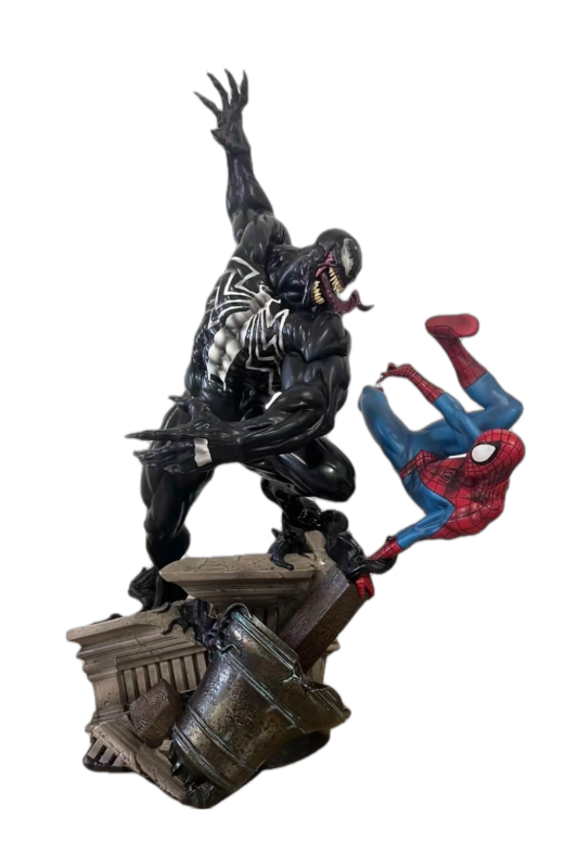 【in stock】Marvel Comics  Spider-Man vs Venom Maquette Resin Statue