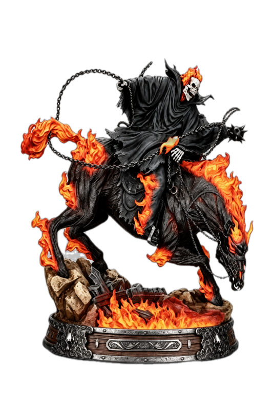 【pre order】XM Studios Ghost Rider Horseback 1/4 Statue GK